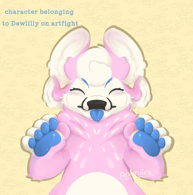 Half body of dewlily